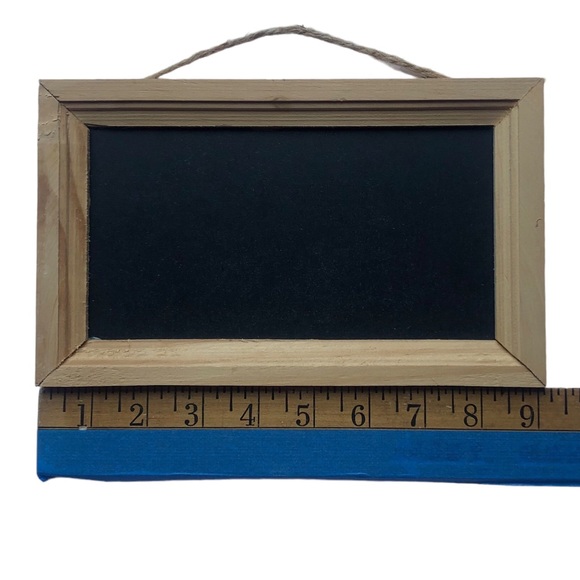 Three Hexagon Cork Boards, Hanging Chalkboard Sign and Jar of Push Pins - Picture 9 of 13